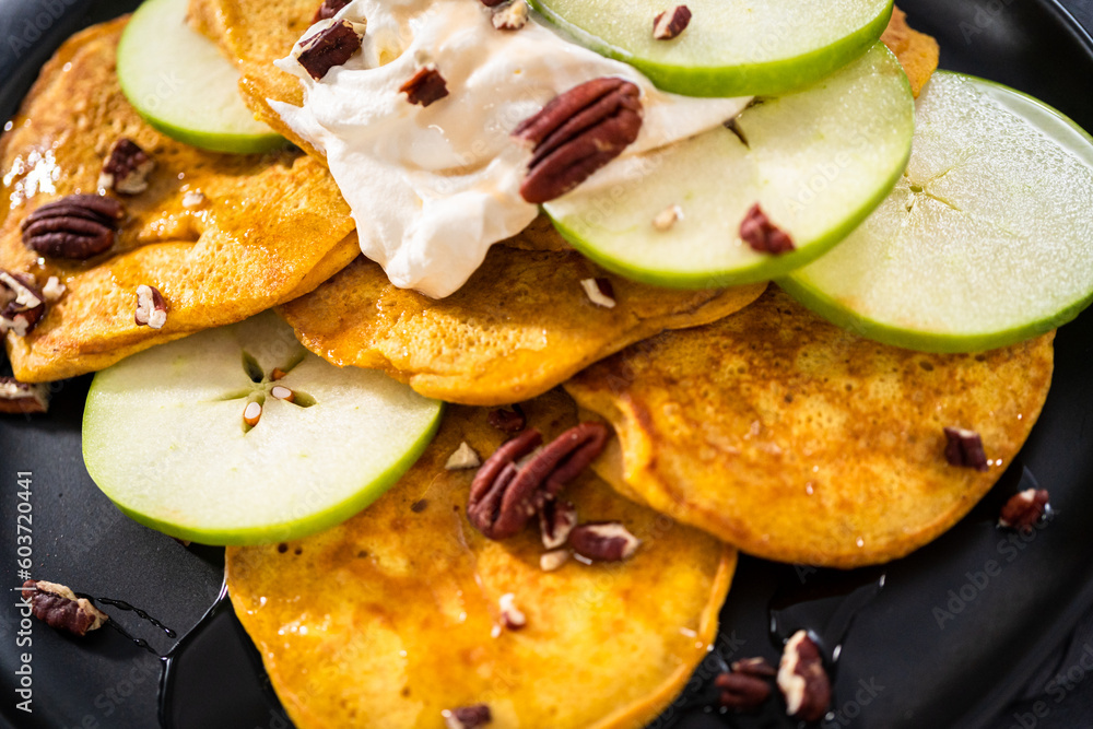 Pumpkin pancakes Pumpkin pancakes