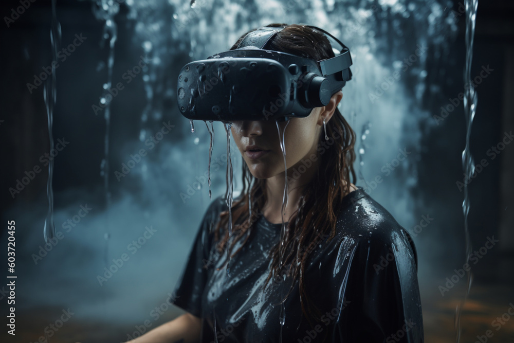 Devices Humans Use Ai generated humans wearing vr headsets. Dive into immersive digital ...