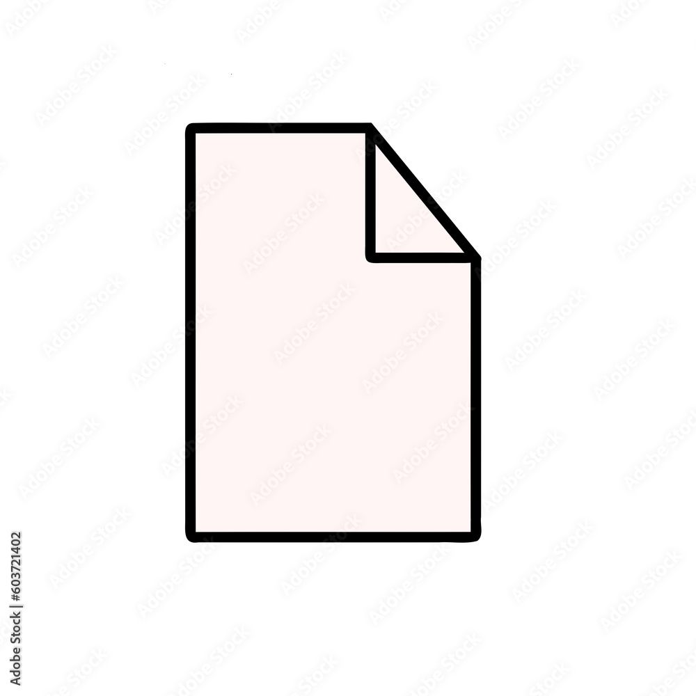 document icon vector design symbol of paper sheet with copy space for your text document icon vector design symbol of paper sheet with copy space for your text