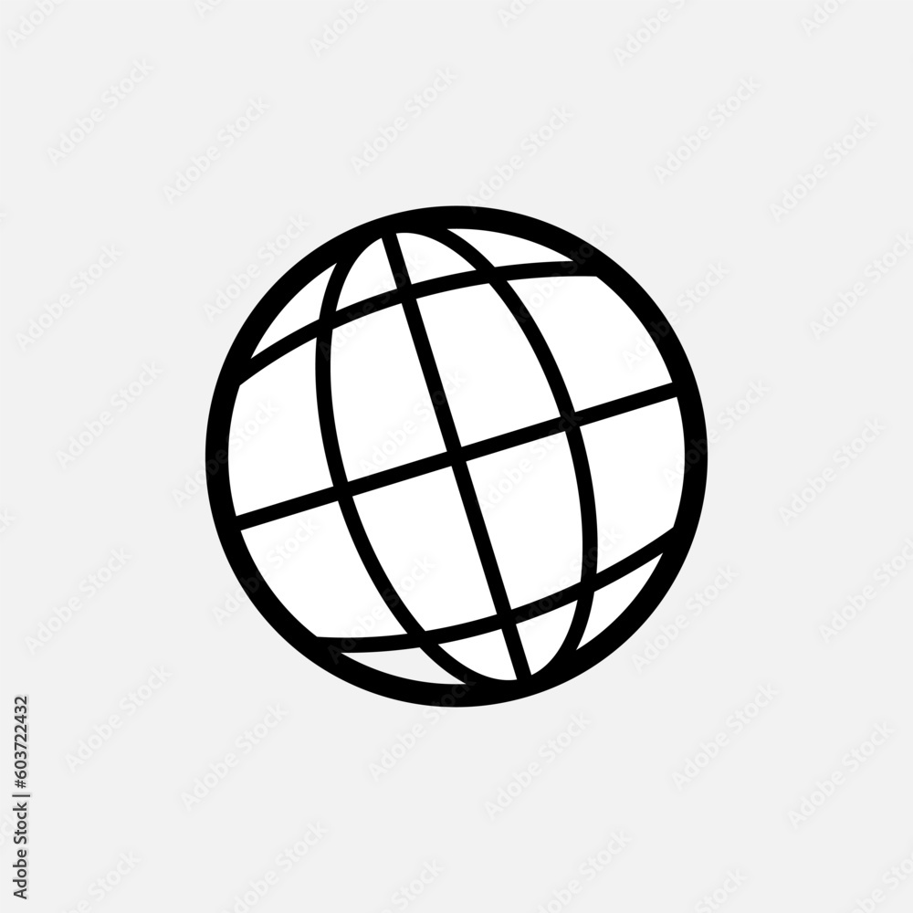 Globe Icon. Earth, World Symbol for Design, Presentation, Website or Apps Elements – Vector. Globe Icon. Earth, World Symbol for Design, Presentation, Website or Apps Elements – Vector.
