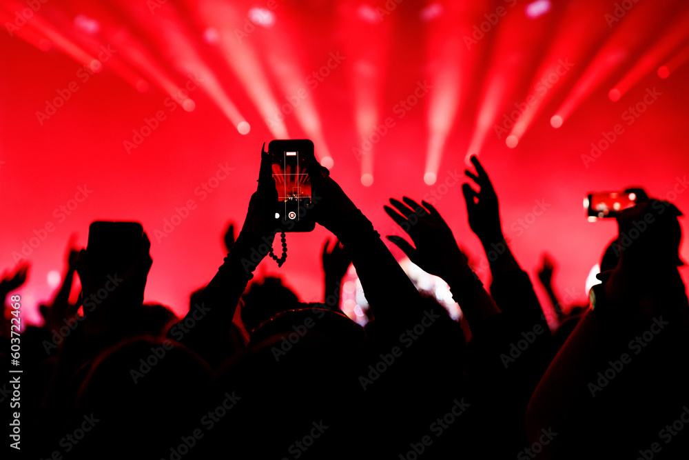 Capturing memories, Smartphones at Live concert Show. Capturing memories, Smartphones at Live concert Show.