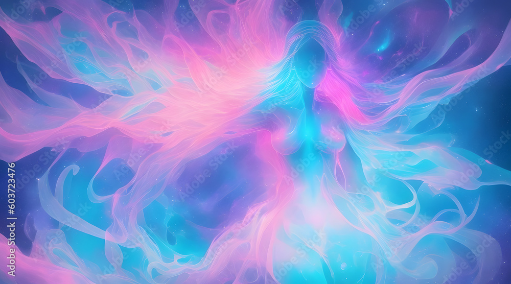 abstract cosmic soulmate entanglement AI generate abstract cosmic soulmate entanglement AI generate