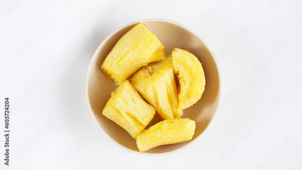 potato chips isolated on white background