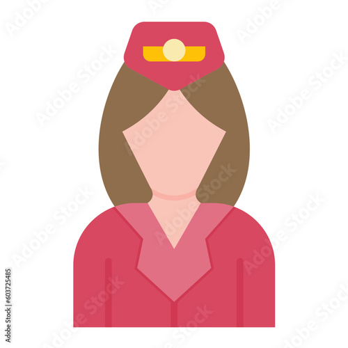 Air Hostess Icon