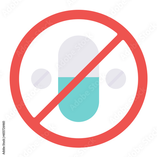 No Drugs Icon