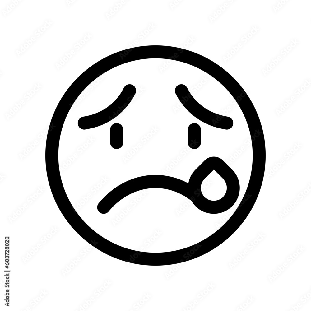 Editable crying, sad tears expression emoticon vector icon. Part of a big icon set family. Part of a big icon set family. Perfect for web and app interfaces, presentations, infographics, etc Editable crying, sad tears expression emoticon vector icon. Part of a big icon set family. Part of a big icon set family. Perfect for web and app interfaces, presentations, infographics, etc