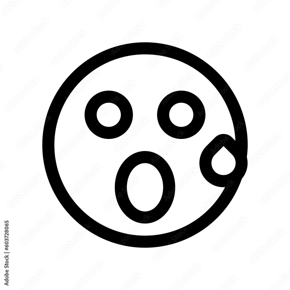 Editable suprised expression emoticon vector icon. Part of a big icon set family. Part of a big icon set family. Perfect for web and app interfaces, presentations, infographics, etc Editable suprised expression emoticon vector icon. Part of a big icon set family. Part of a big icon set family. Perfect for web and app interfaces, presentations, infographics, etc