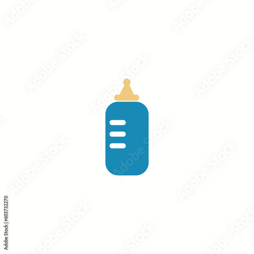 Isolated Bottle Icon Symbol On Clean Background. Vector