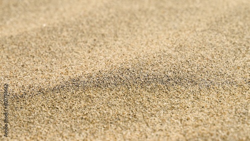 Background of coarse sand in close up