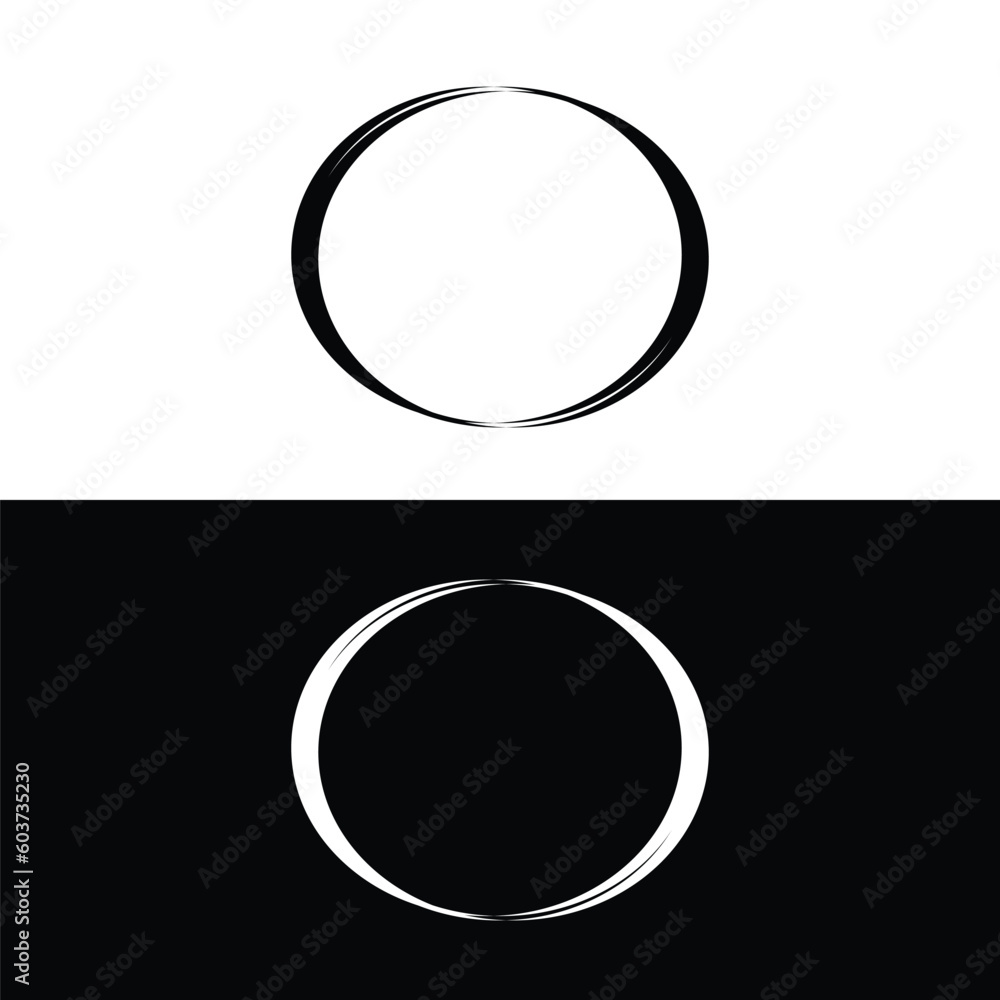 Circle vector logo template illustration Circle vector logo template illustration