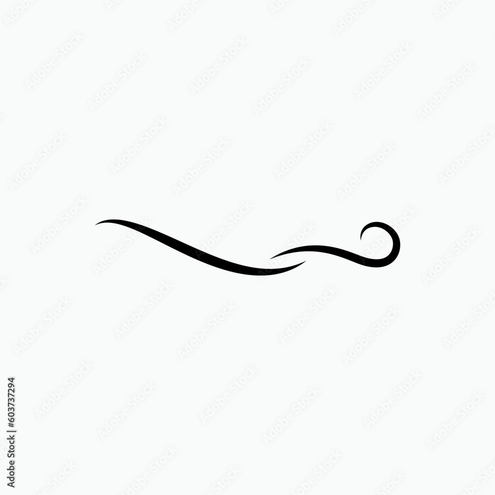 Wind Icon. Weather Element Illustration As A Simple Vector Sign. Wind Icon. Weather Element Illustration As A Simple Vector Sign.