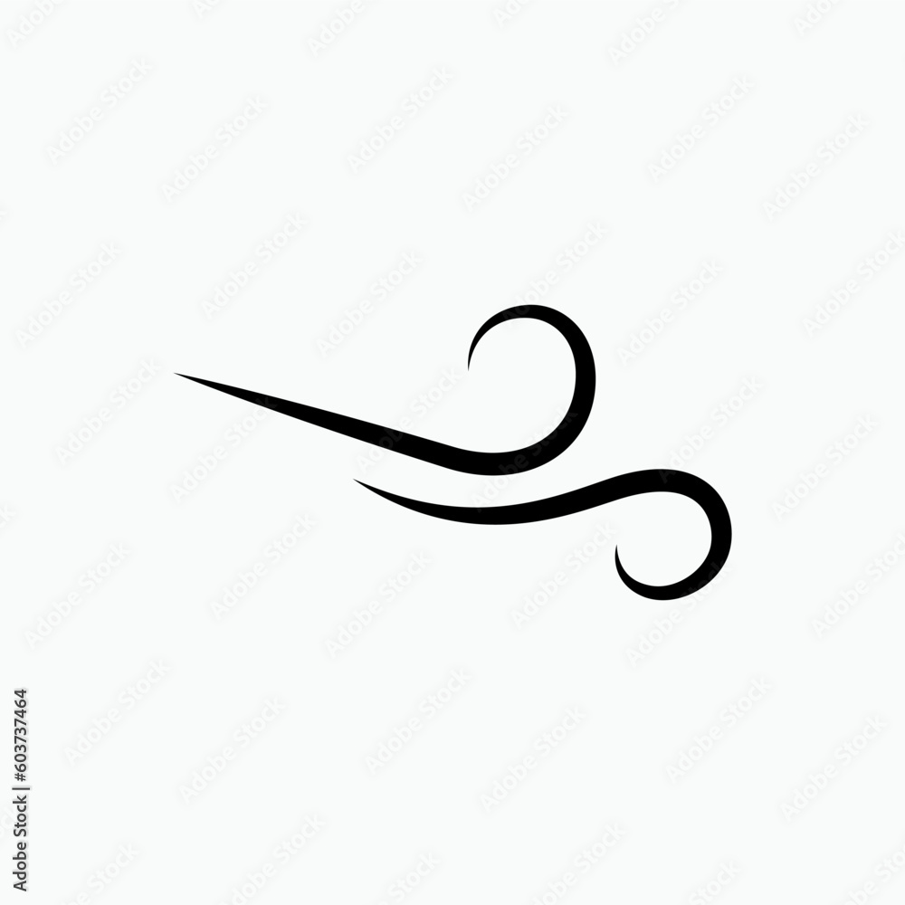 Wind Icon. Weather Element Illustration As A Simple Vector Sign. Wind Icon. Weather Element Illustration As A Simple Vector Sign.