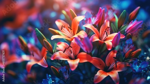 Colorful Spring flowers. Ge...