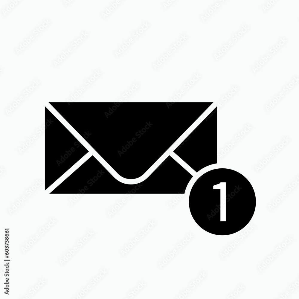 Message Icon. Mail, Email, News, Notification Symbol.    