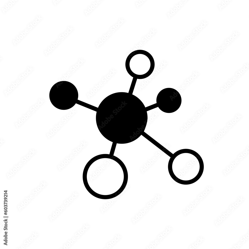 Molecule Icon, Atomic Symbol for Design, Presentation, Website or Apps Elements - Vector. Molecule Icon, Atomic Symbol for Design, Presentation, Website or Apps Elements - Vector.