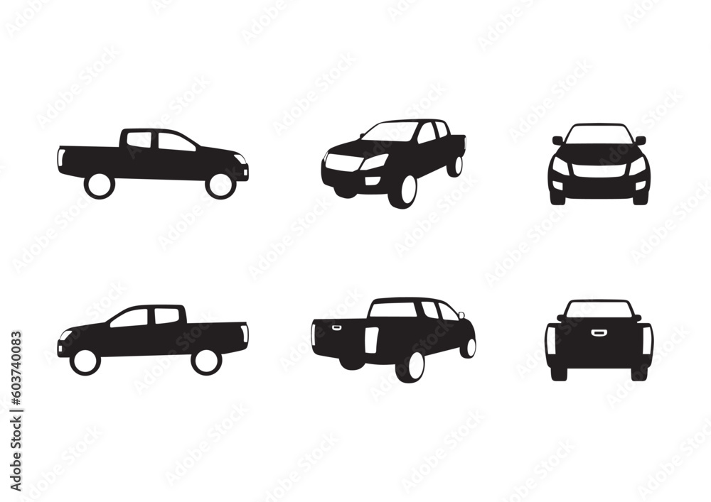 Car icon set isolated on the background. Ready to apply to your design. Vector illustration. Car icon set isolated on the background. Ready to apply to your design. Vector illustration.