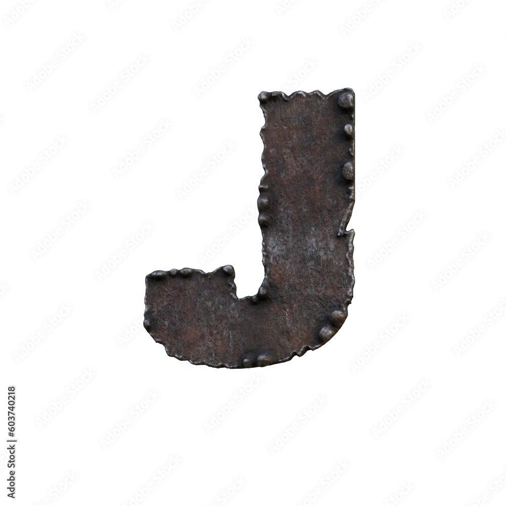 Rough & Rusty Iron 3D Alphabet or PNG Letters Rough & Rusty Iron 3D Alphabet or PNG Letters