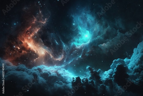 Planet Galaxy Wallpaper Sci-Fi The Beauty of Space In Cosmos Physical Cosmology. generative ai