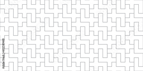 Geometric shapes background. Seamless pattern.Vector. 幾何学パターン　背景素材