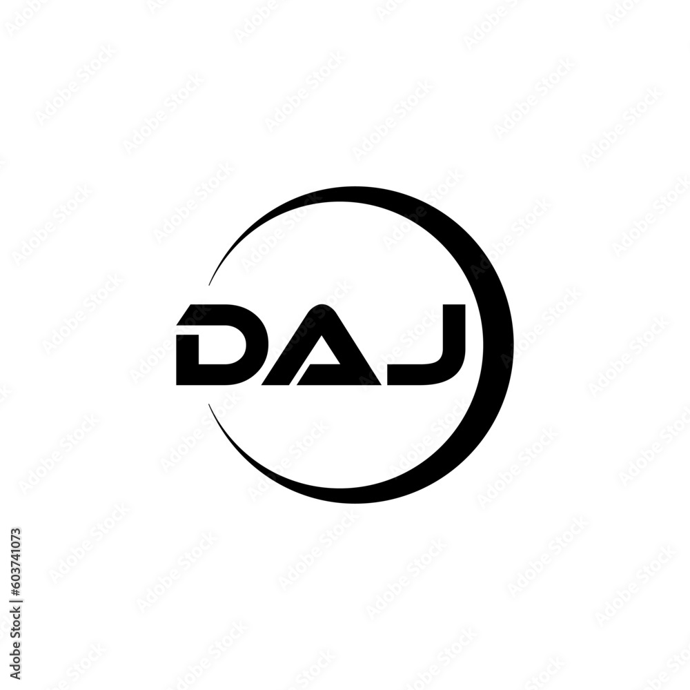 DAJ letter logo design with white background in illustrator, cube logo, vector logo, modern alphabet font overlap style. calligraphy designs for logo, Poster, Invitation, etc. DAJ letter logo design with white background in illustrator, cube logo, vector logo, modern alphabet font overlap style. calligraphy designs for logo, Poster, Invitation, etc.