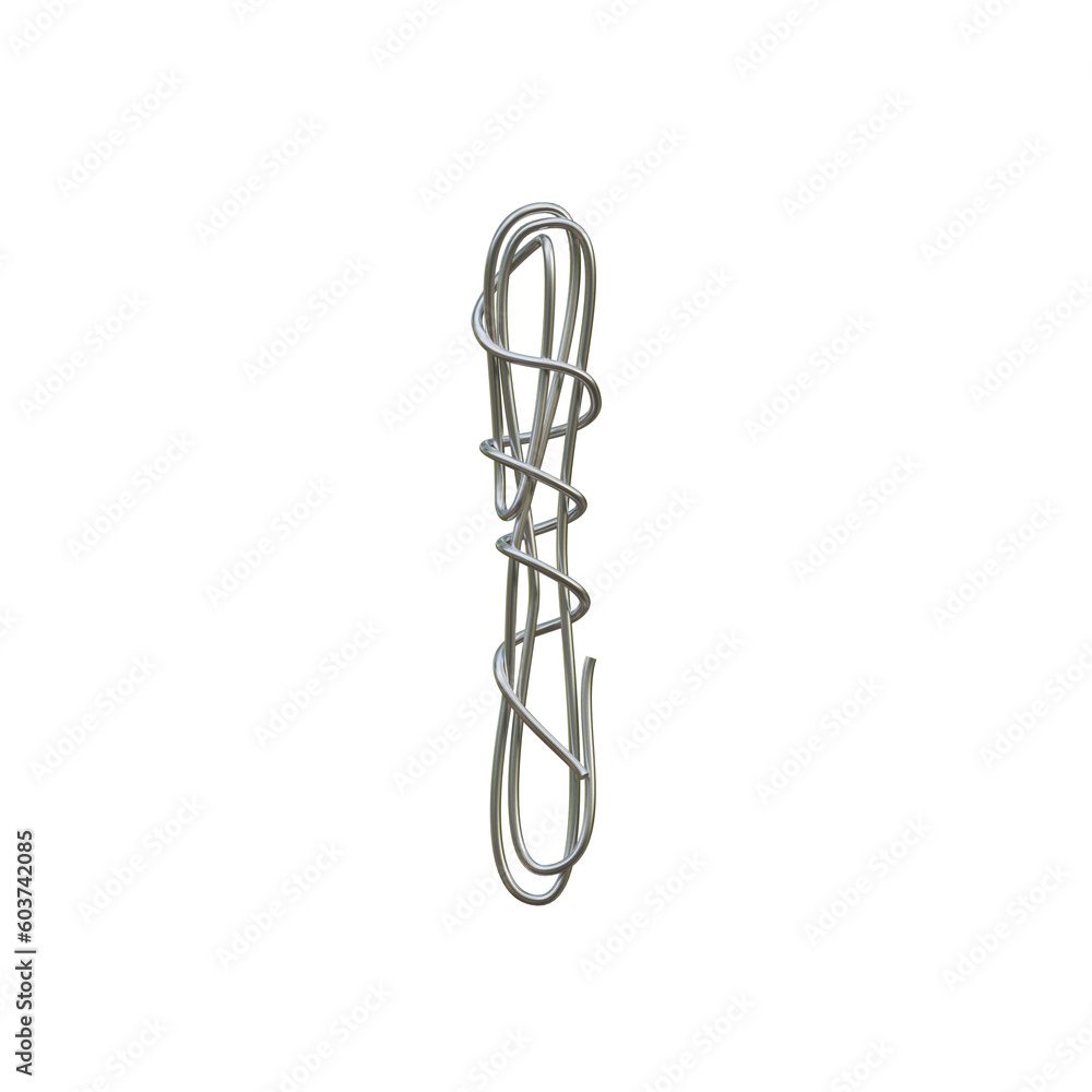 Metalic Wire3D Alphabet or PNG Letters Metalic Wire3D Alphabet or PNG Letters