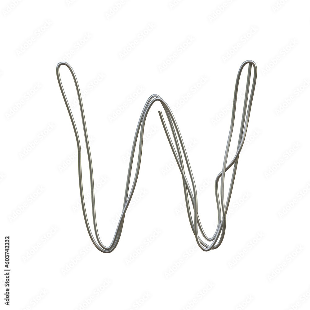 Metalic Wire3D Alphabet or PNG Letters Metalic Wire3D Alphabet or PNG Letters