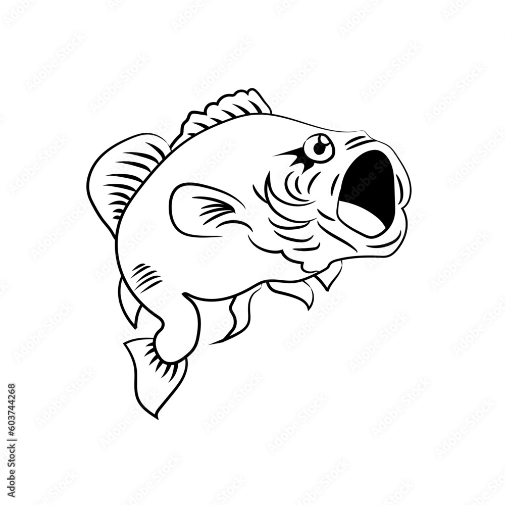 Fototapeta premium fish illustration