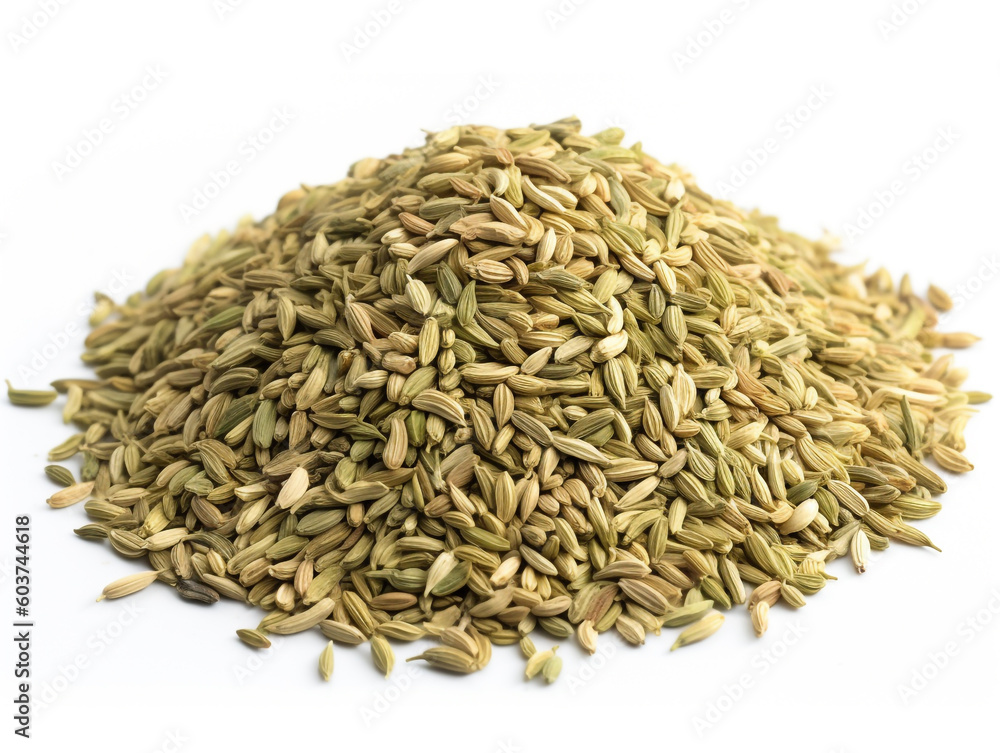cumin seeds isolated on white background cumin seeds isolated on white background
