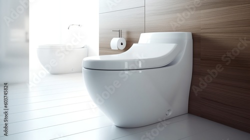 Modern toilet, generative ai