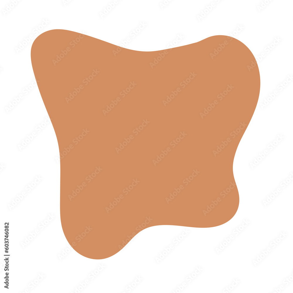 Beige neutral abstract modern shape Beige neutral abstract modern shape