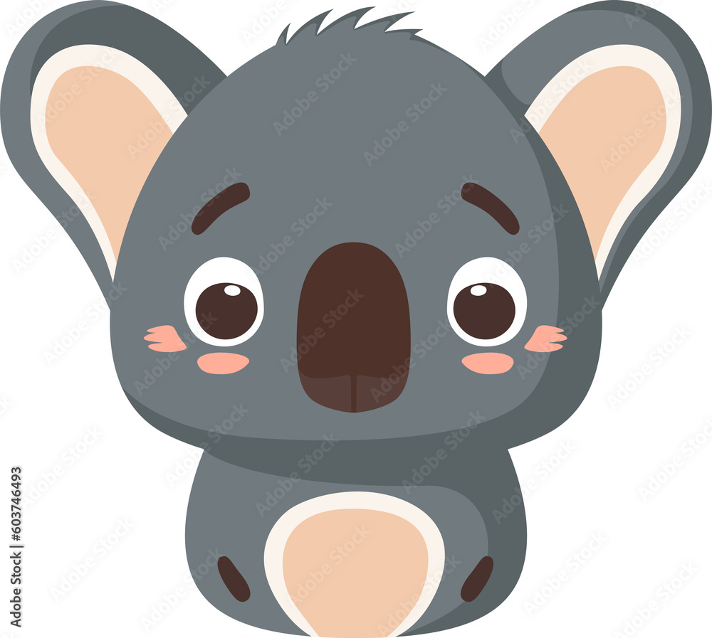 Cute Gray Koala Bear