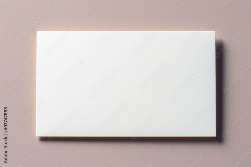 white blank business card copy space generative ai white blank business card copy space generative ai