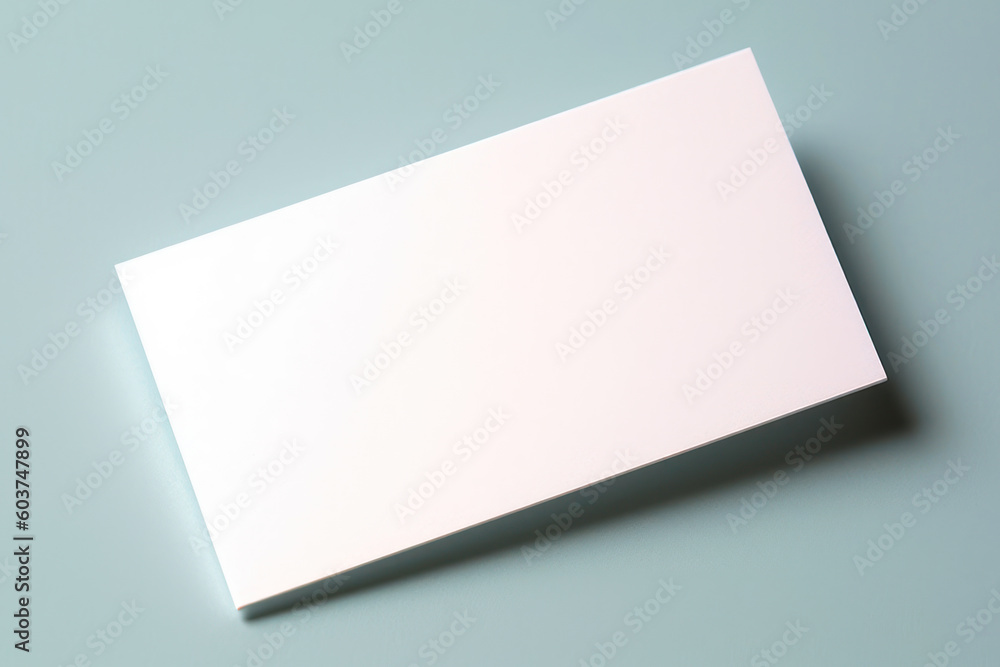 white blank business card copy space generative ai white blank business card copy space generative ai