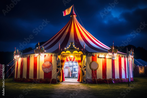 night circus tent generative ai