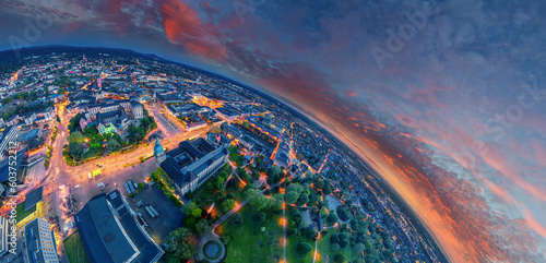 darmstadt germany aerial sityscape photo