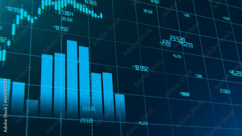 Stock market animated graphic. Stock price chart. Financial and business concept. Stock market animated graphic. Stock price chart. Financial and business concept.