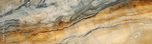 Close up of golden stone marble texture. Generative Ai Illustration. 