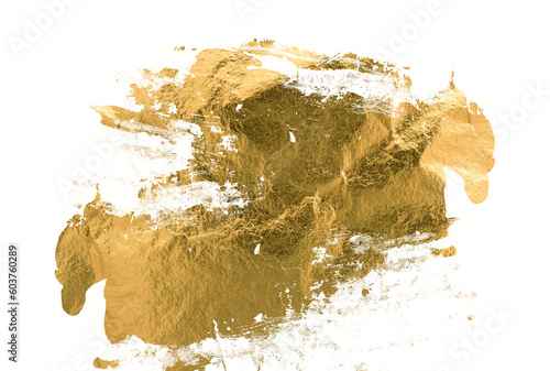 Gold Textured Shape