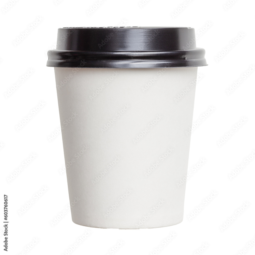 coffee cup isolated on white - obrazy, fototapety, plakaty 