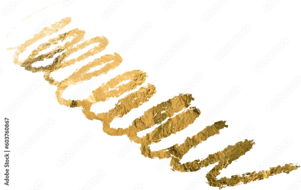 Gold Textured Shape Gold Textured Shape