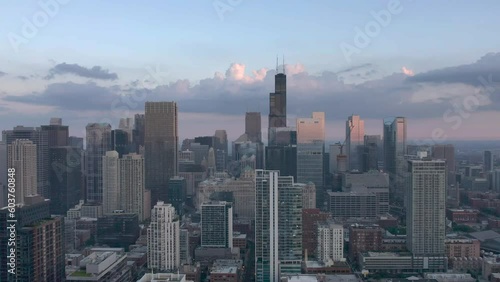 Wallpaper Mural Drone shots of Chicago Torontodigital.ca