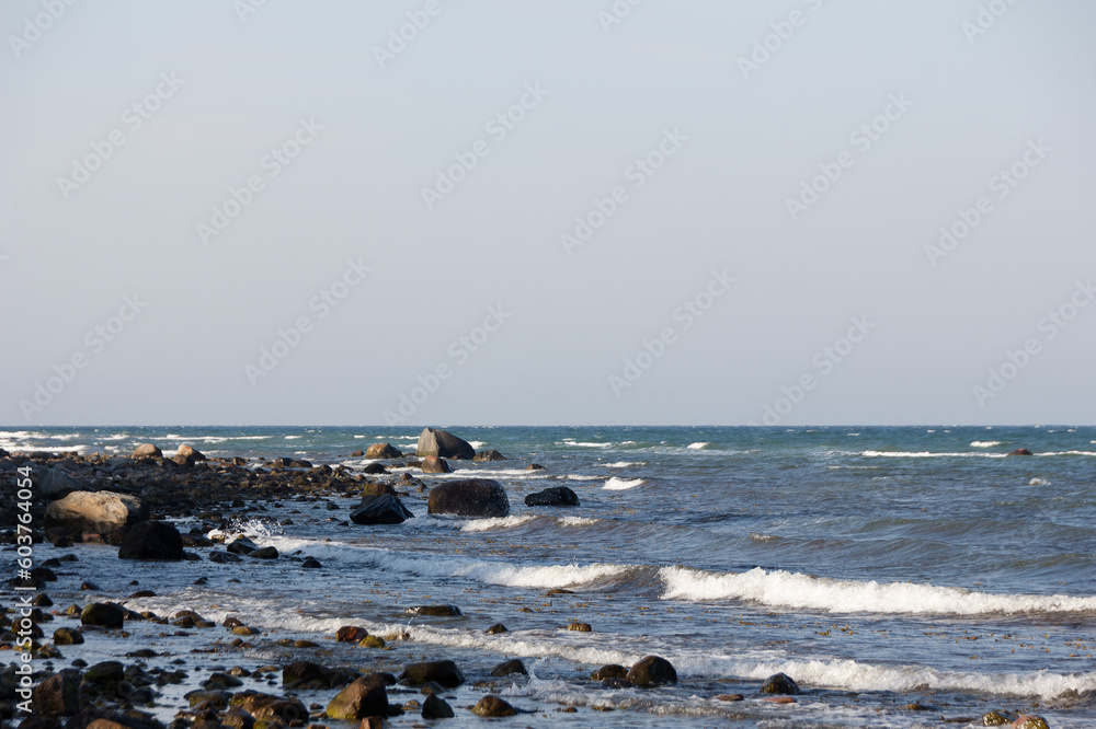 German Baltic Sea coast line at spring time German Baltic Sea coast line at spring time