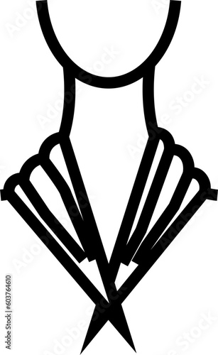 shawl collar
