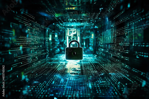 Obraz na płótnie Cutting-Edge Cryptography: Ensuring Privacy in the Digital Age
