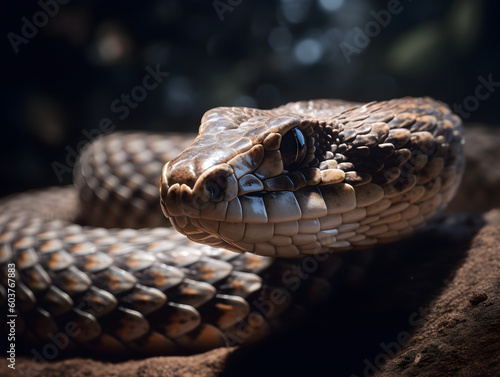 close up of a snake