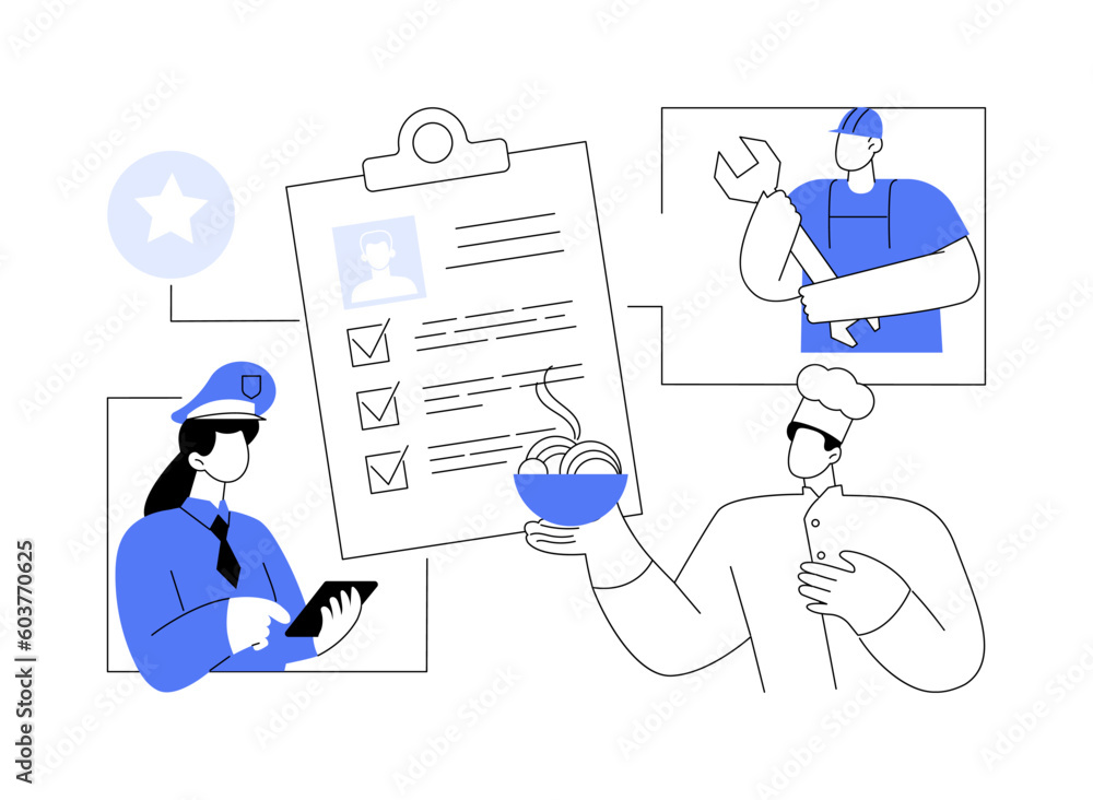 Alternative civilian service abstract concept vector illustration. Alternative civilian service abstract concept vector illustration.