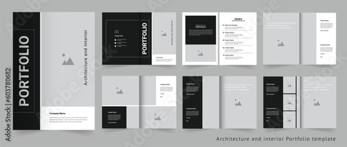 Architecture portfolio interior portfolio or project portfolio