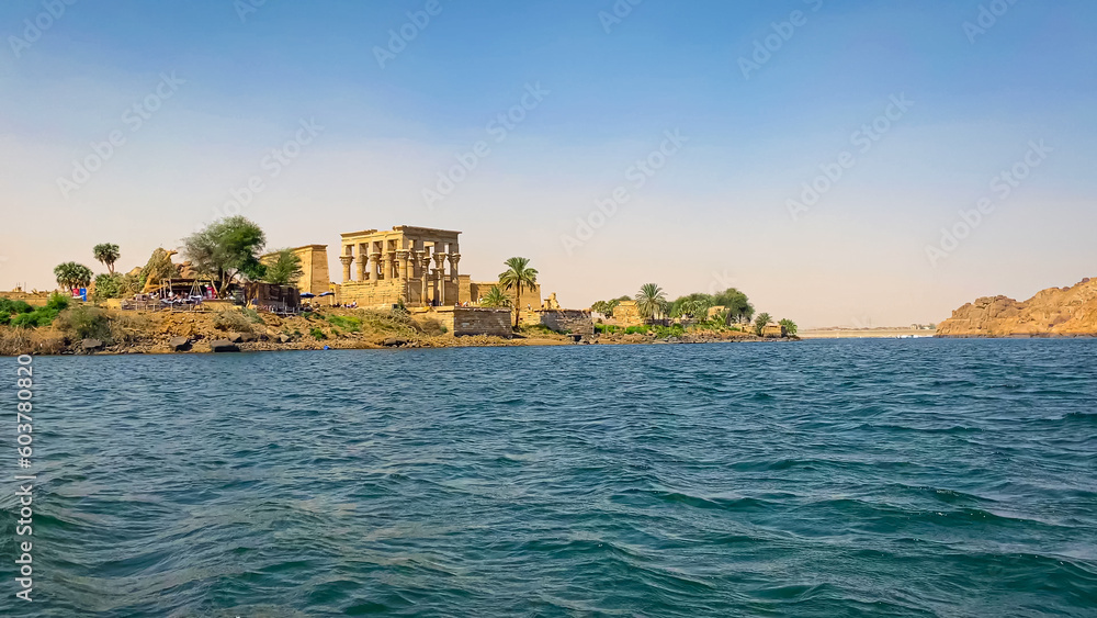 Temple of Isis at Philae Island in Aswan, Egypt