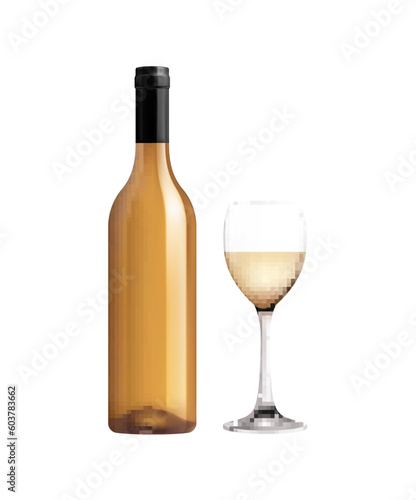 White Wine Glass Composition