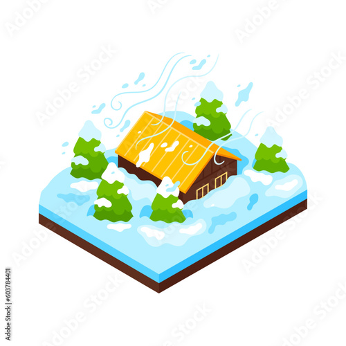 House In Sands Composition